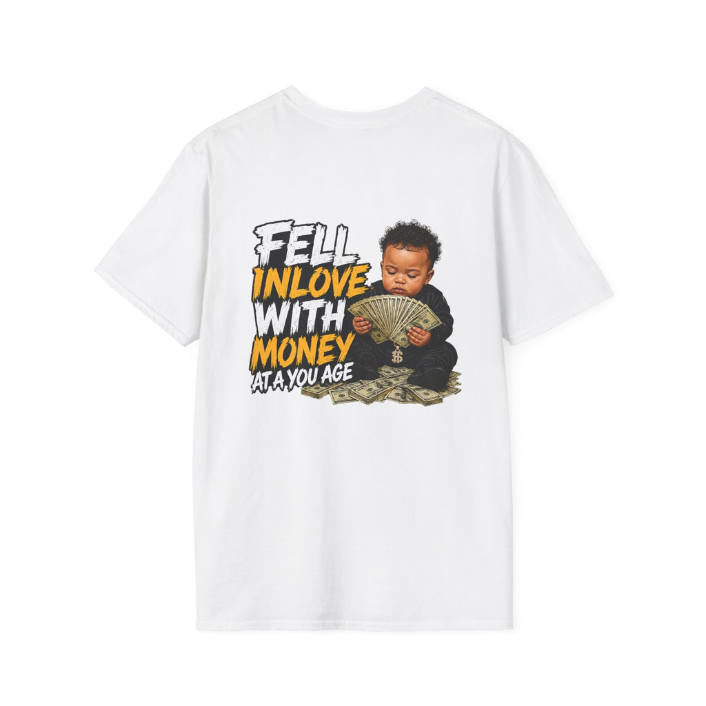 Fell in Love With Money T-shirt — Retro Kid Pocket Graphic