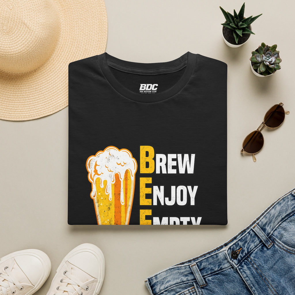 Copy of Öl T-shirt – "B.E.E.R. (Brew, Enjoy, Empty, Repeat)" grafisk tee