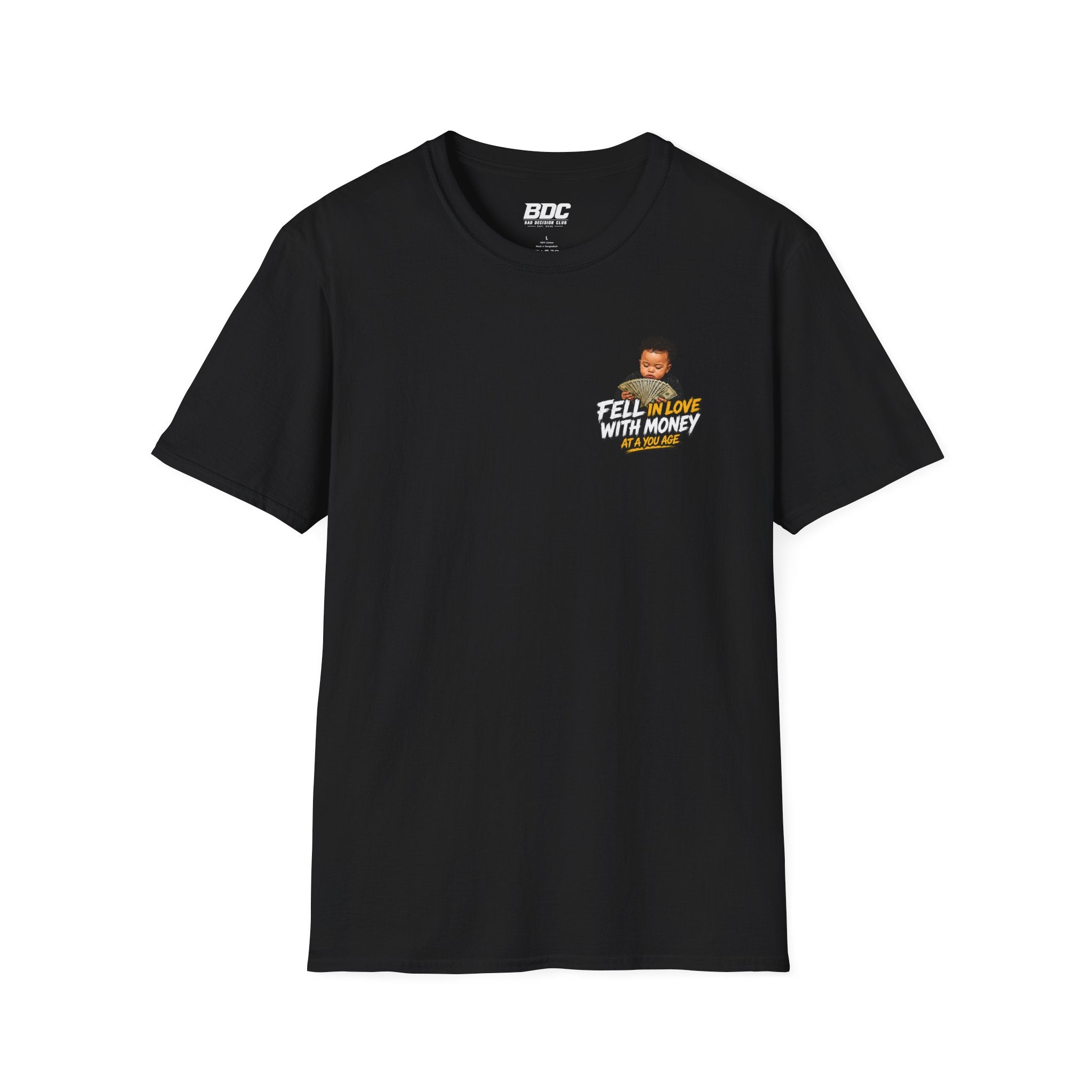 Copy of Fell in Love With Money T-shirt — Retro Kid Pocket Graphic
