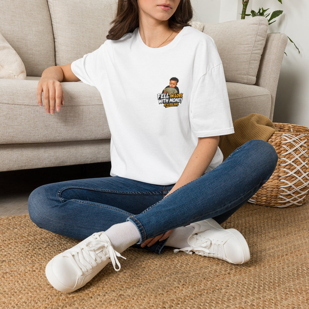 Fell in Love With Money T-shirt — Retro Kid Pocket Graphic