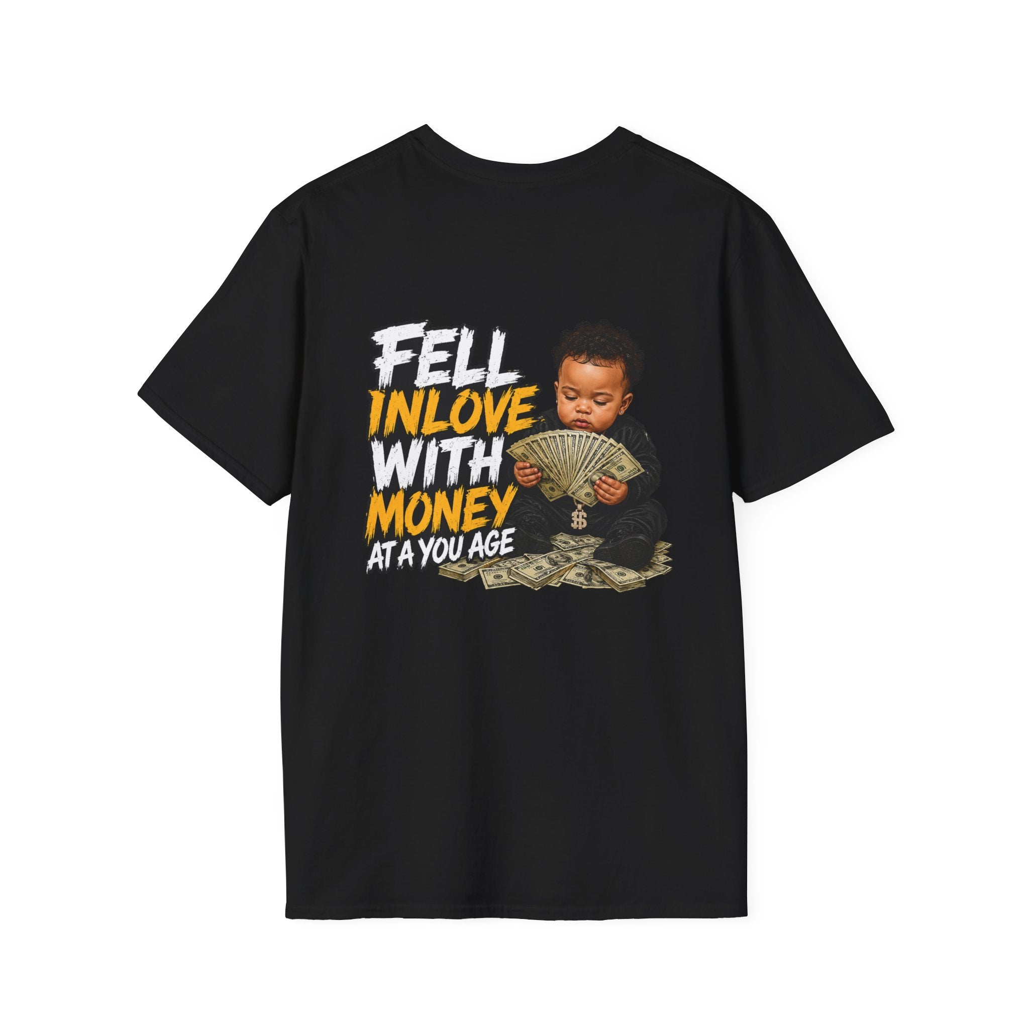 Copy of Fell in Love With Money T-shirt — Retro Kid Pocket Graphic