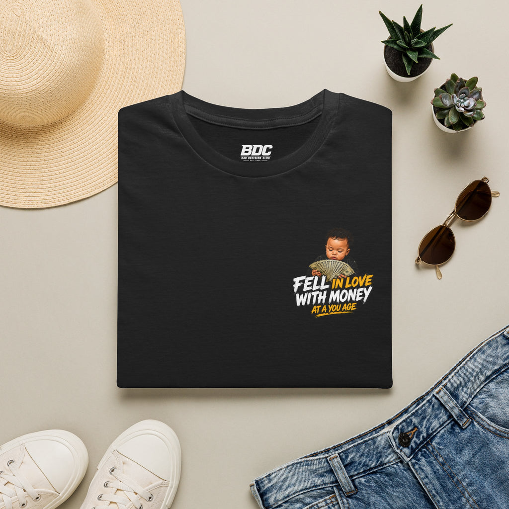 Copy of Fell in Love With Money T-shirt — Retro Kid Pocket Graphic